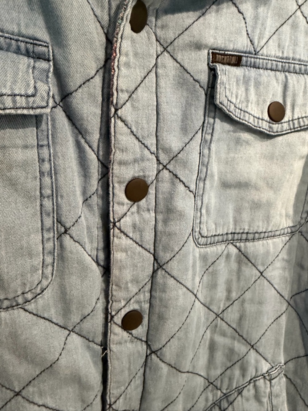 Men's Quilted Aztec Field Jacket | Reversible - Purple Multi - Picture 13 of 13